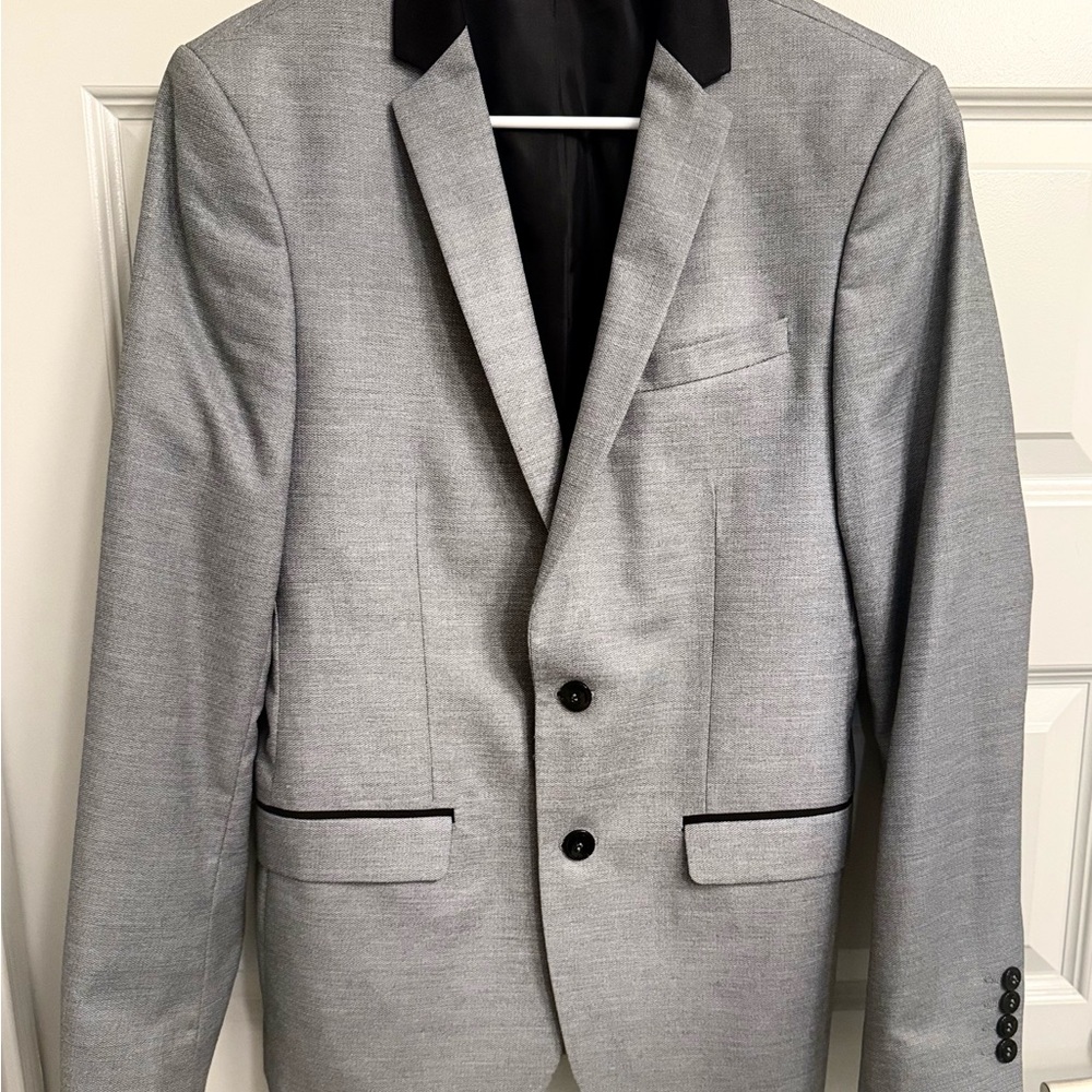 Men’s Zara Tuxedo Coat- Gray 36R